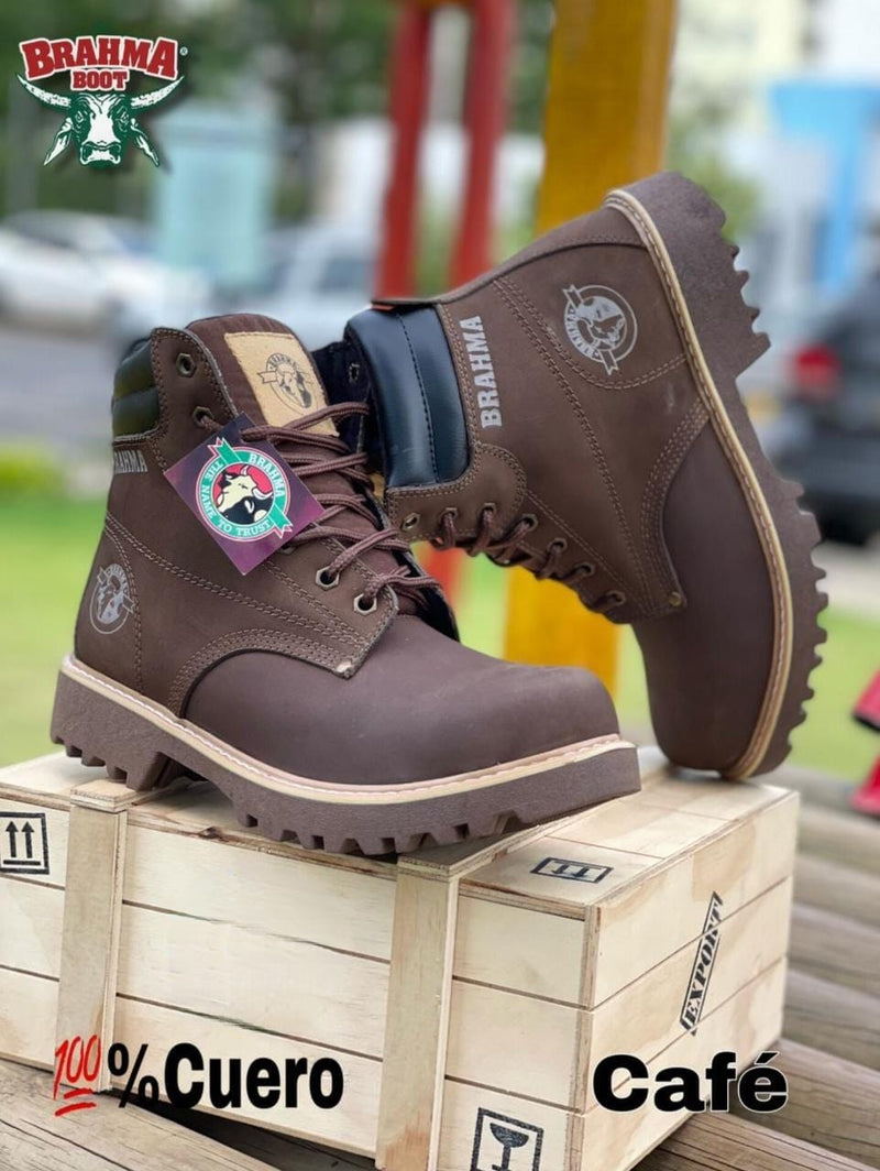 BOTA BRAHMA CUERO + CAJA